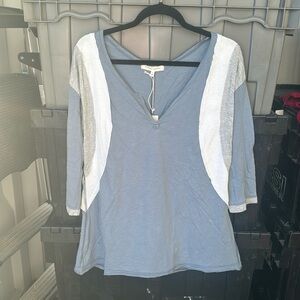 Gilded intent flowy top